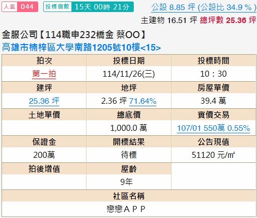 高雄法拍大樓-2