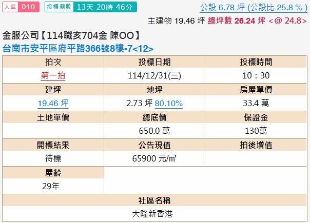 台南安平拍賣大樓-2