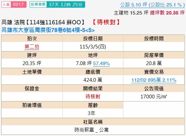 大寮法拍公寓-2