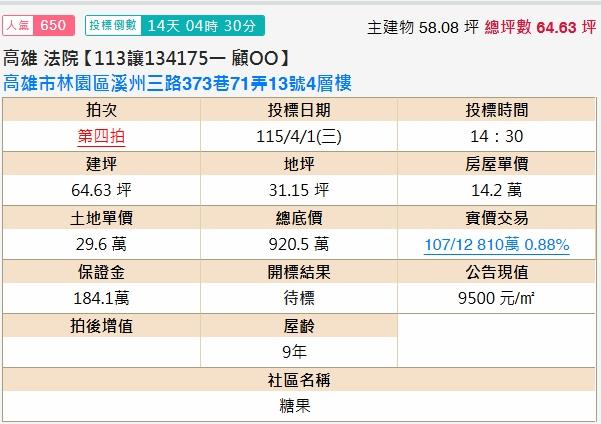 高雄透天拍賣-2