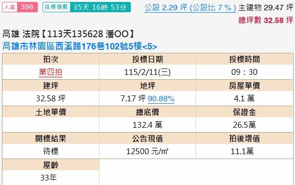 高雄法拍公寓-2