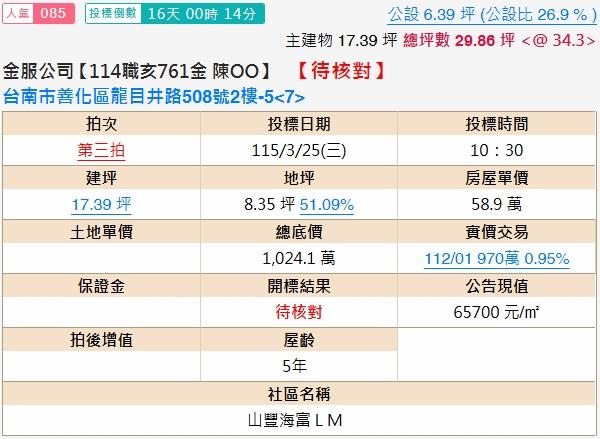 台南善化法拍大樓-2