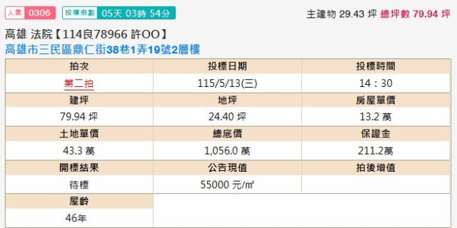 高雄三民區法拍透天-2