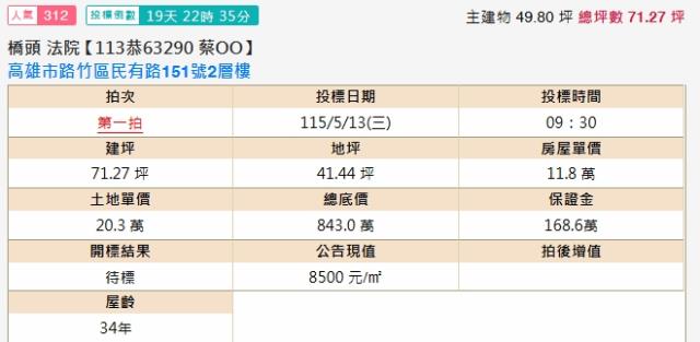 高雄透天法拍-2