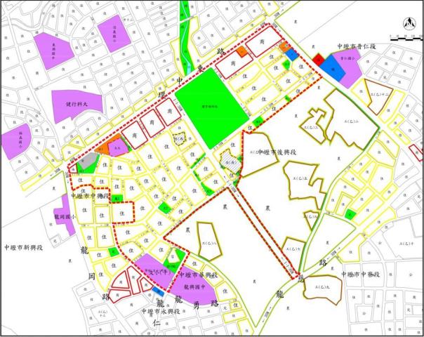 中壢體育園區重劃建地