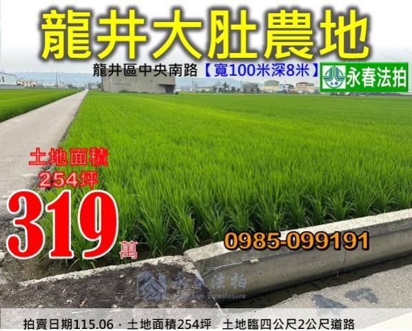 龍井農地法拍-1